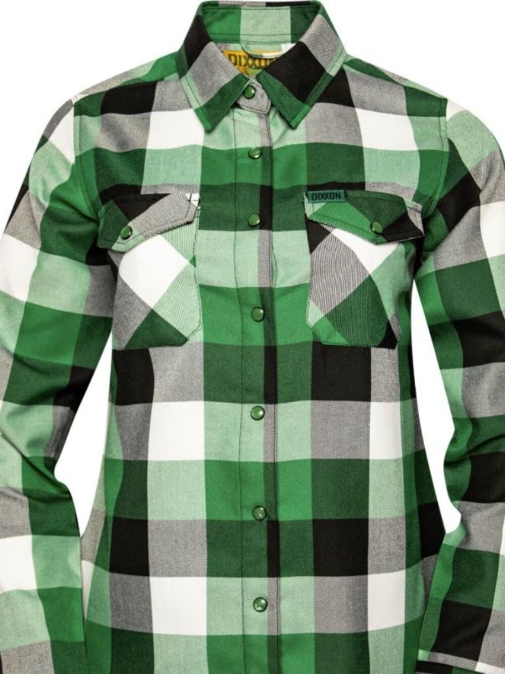 DIXXON Paddy Green Plaid Flannel Shirt WS